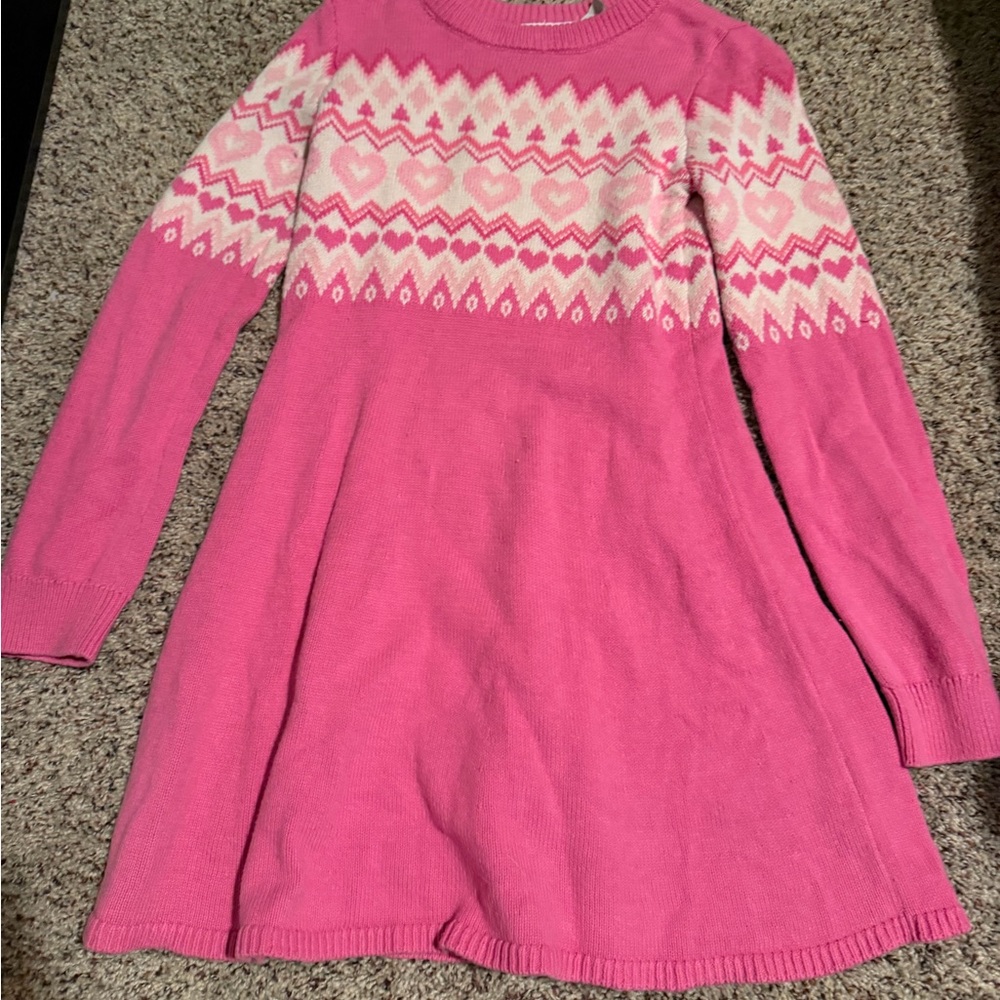 Valentines sweater dress